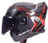 Casco LS2 Advant X Carbon ECE2206 Future Rosso nero - Moto Adventure