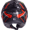 Casco LS2 Advant X Carbon ECE2206 Future Rosso nero - Moto Adventure