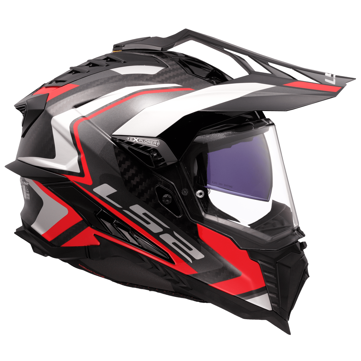 Casco LS2 MX701 C EXPLORER 2206 Carbon Frontier II - Moto Adventure