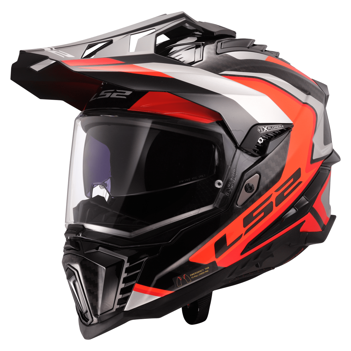 Casco LS2 MX701 C EXPLORER 2206 Carbon Frontier II - Moto Adventure