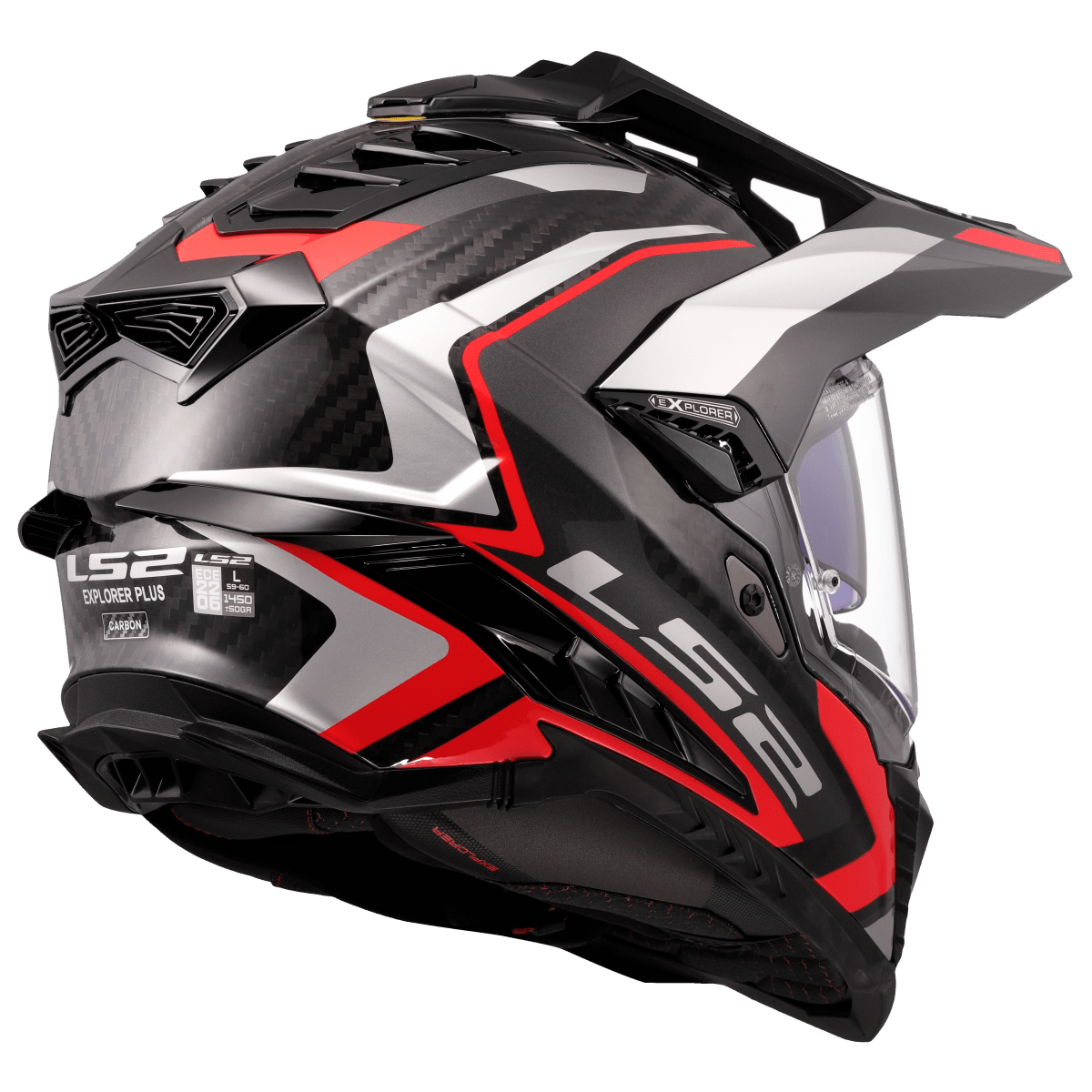 Casco LS2 MX701 C EXPLORER 2206 Carbon Frontier II - Moto Adventure