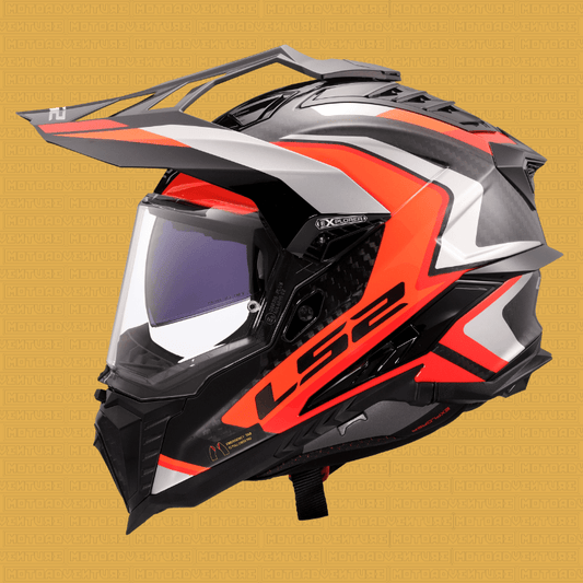 Casco LS2 MX701 C EXPLORER 2206 Carbon Frontier II - Moto Adventure