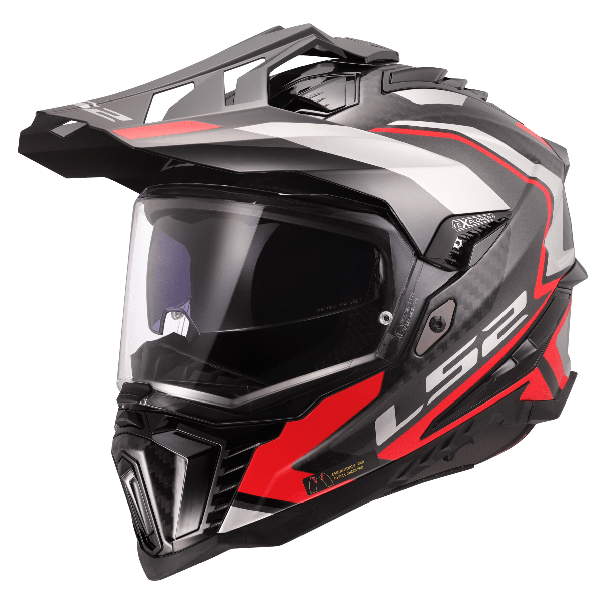 Casco LS2 MX701 C EXPLORER 2206 Carbon Frontier II - Moto Adventure