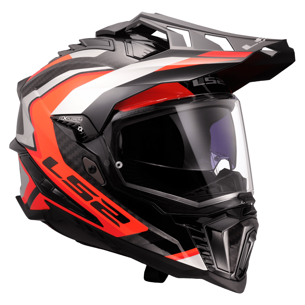 Casco LS2 MX701 C EXPLORER 2206 Carbon Frontier II - Moto Adventure