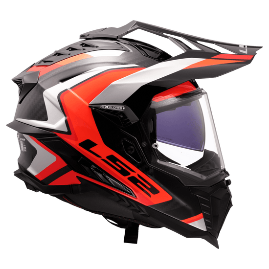 Casco LS2 MX701 C EXPLORER 2206 Carbon Frontier II - Moto Adventure