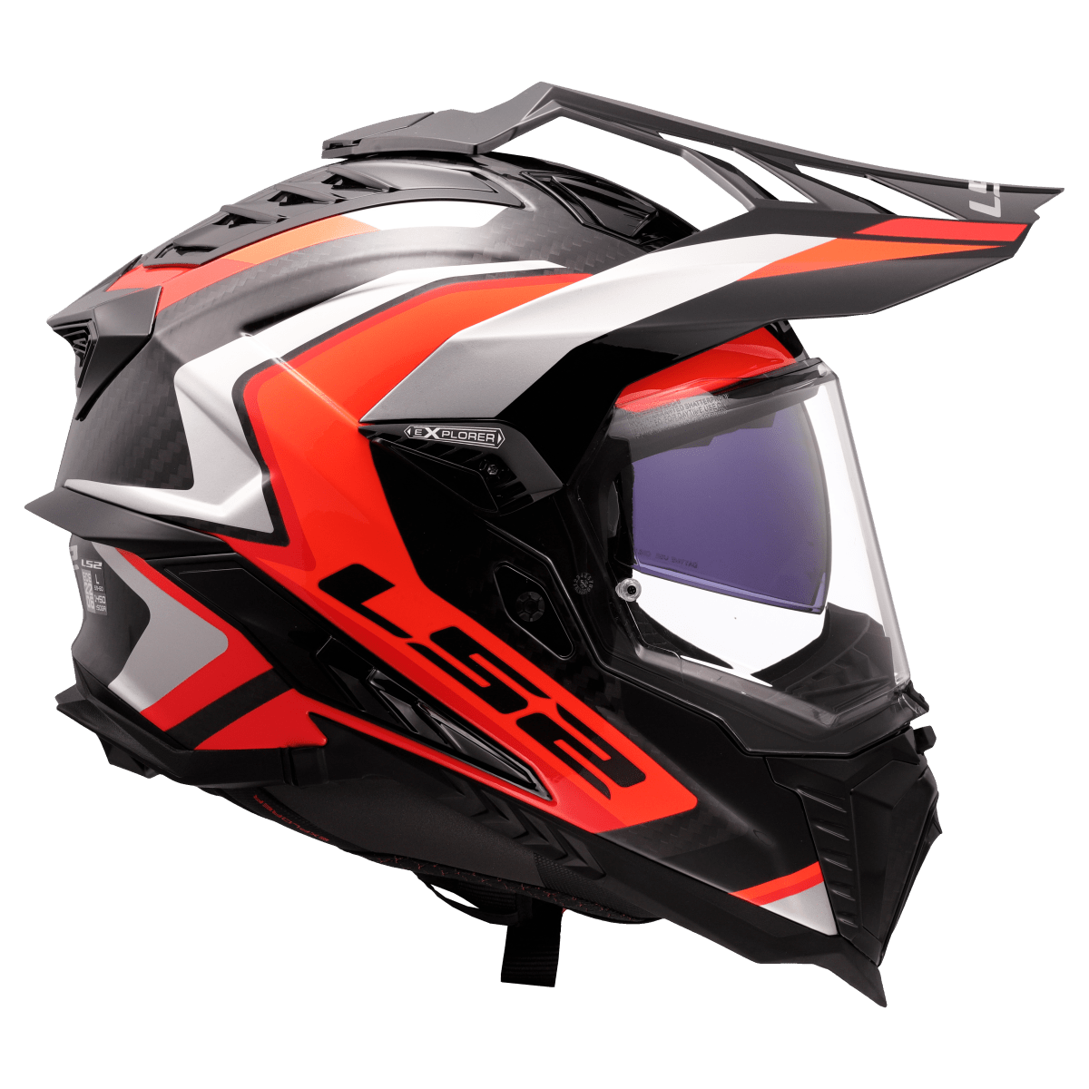 Casco LS2 MX701 C EXPLORER 2206 Carbon Frontier II - Moto Adventure