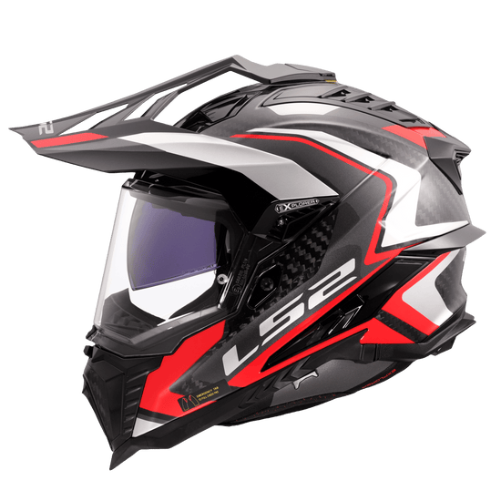 Casco LS2 MX701 C EXPLORER 2206 Carbon Frontier II - Moto Adventure