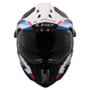 Casco LS2 MX701 C EXPLORER 2206 Carbon Frontier II White blu - Moto Adventure
