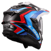 Casco LS2 MX701 C EXPLORER 2206 Carbon Frontier II White blu - Moto Adventure