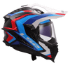 Casco LS2 MX701 C EXPLORER 2206 Carbon Frontier II White blu - Moto Adventure
