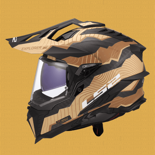 Casco LS2 MX701 C EXPLORER 2206 Carbon Trick - Moto Adventure