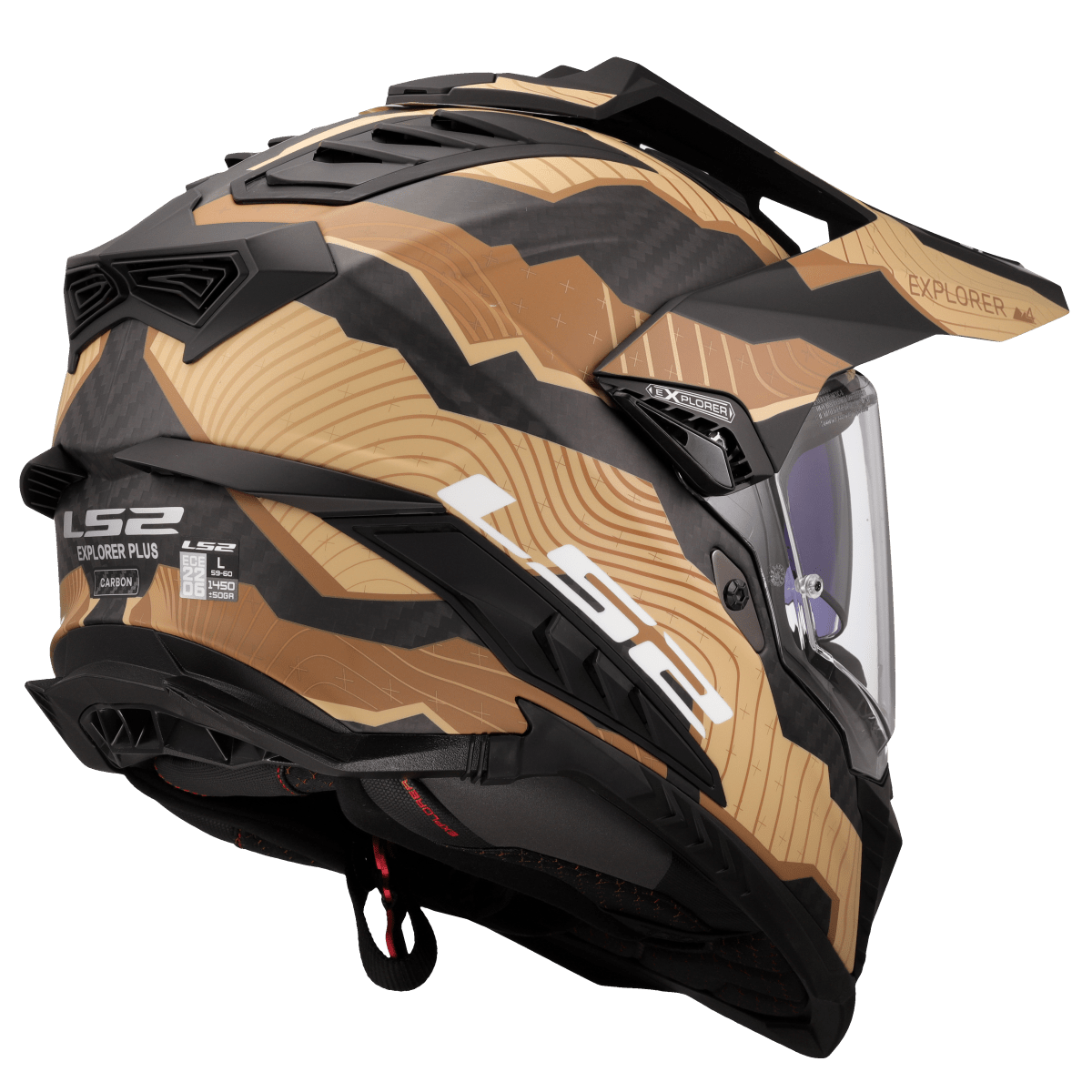 Casco LS2 MX701 C EXPLORER 2206 Carbon Trick - Moto Adventure