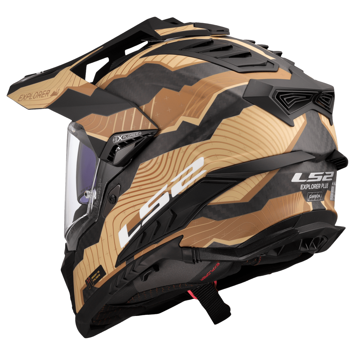 Casco LS2 MX701 C EXPLORER 2206 Carbon Trick - Moto Adventure