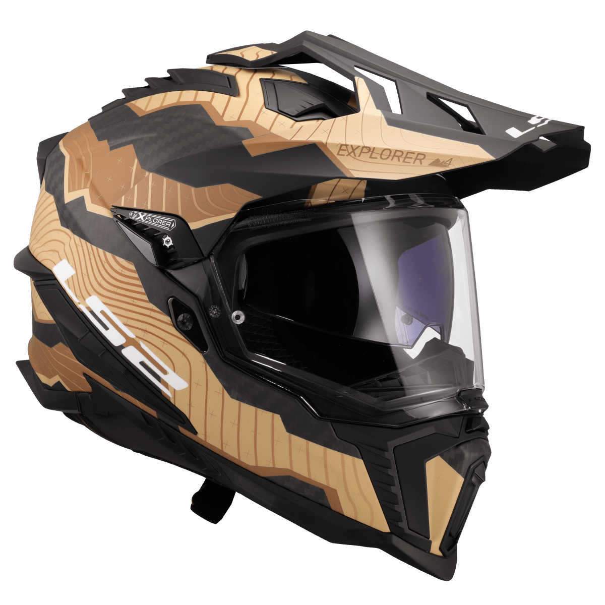 Casco LS2 MX701 C EXPLORER 2206 Carbon Trick - Moto Adventure
