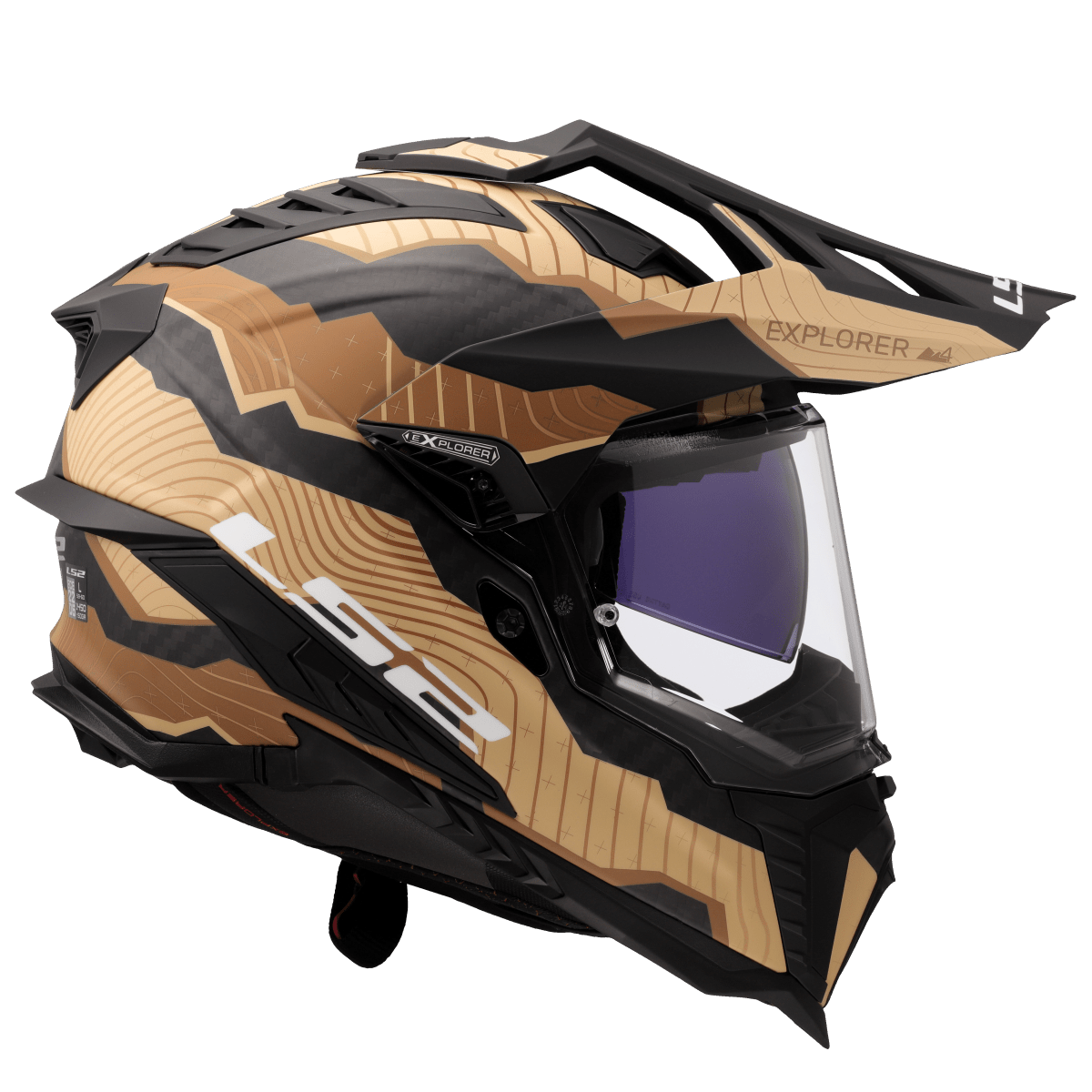 Casco LS2 MX701 C EXPLORER 2206 Carbon Trick - Moto Adventure
