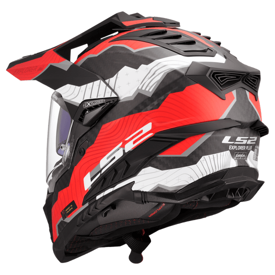 Casco LS2 MX701 C EXPLORER 2206 Carbon Trick - Moto Adventure
