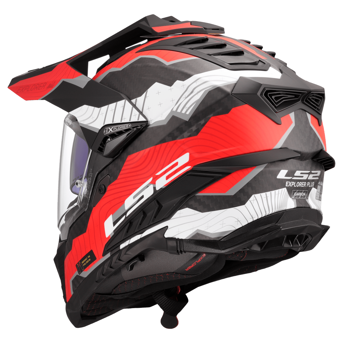 Casco LS2 MX701 C EXPLORER 2206 Carbon Trick - Moto Adventure