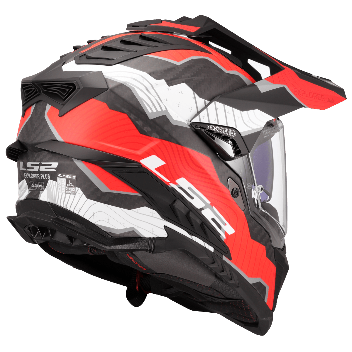 Casco LS2 MX701 C EXPLORER 2206 Carbon Trick - Moto Adventure
