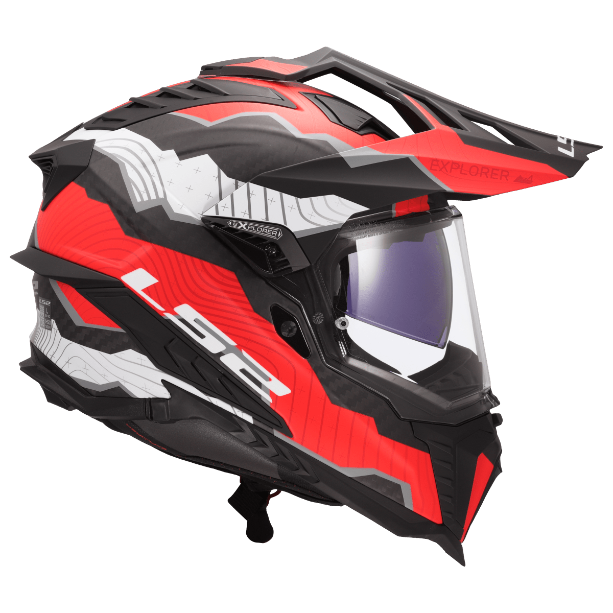 Casco LS2 MX701 C EXPLORER 2206 Carbon Trick - Moto Adventure