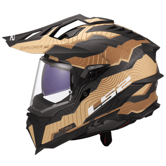 Casco LS2 MX701 C EXPLORER 2206 Carbon Trick - Moto Adventure