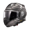 Casco modulare LS2 FF901 Advant X Carbon Horizon Argento-Grigio - Moto Adventure