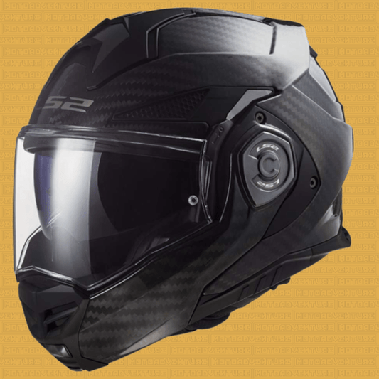 Casco modulare LS2 FF901 Advant X Carbon nero lucido - Moto Adventure