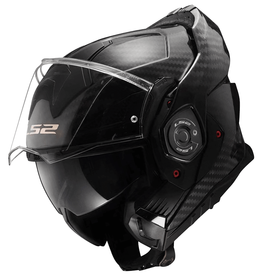 Casco modulare LS2 FF901 Advant X Carbon nero lucido - Moto Adventure