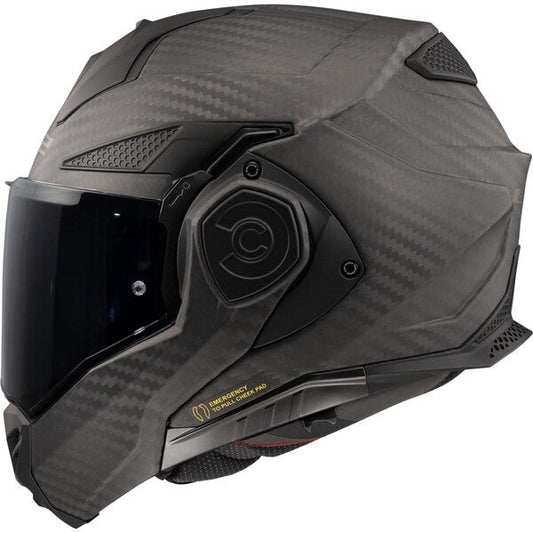 Casco modulare LS2 FF901 Advant X Carbon nero opaco - Moto Adventure