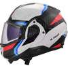 Casco modulare LS2 FF910 Advant 2 Triple bianco blu rosso - Moto Adventure