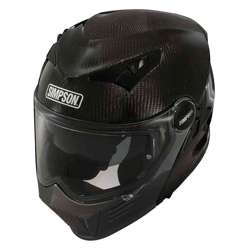 Casco Modulare Simpson Darksome Carbon 2206 nero - Moto Adventure