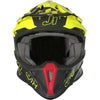 Casco Cross Enduro Just1 J18 Vertigo grigio giallo fluo