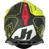 Casco Cross Enduro Just1 J18 Vertigo grigio giallo fluo