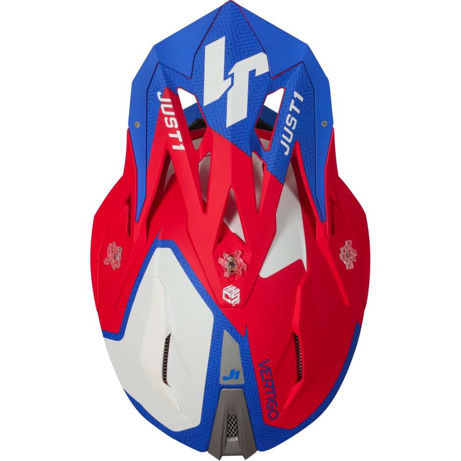 Casco Cross Bambino Just1 J32 Pro Vertigo Blu-Arancio - Adesso 22% di  risparmio