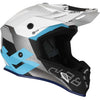 Casco Cross Enduro Just1 J38 Korner bianco nero blu