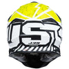 Casco cross enduro Just1 J39 Poseidon ECE2206 Giallo nero bianco