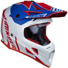 Casco cross enduro Origine Hero bianco rosso blu