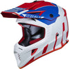 Casco cross enduro Origine Hero bianco rosso blu