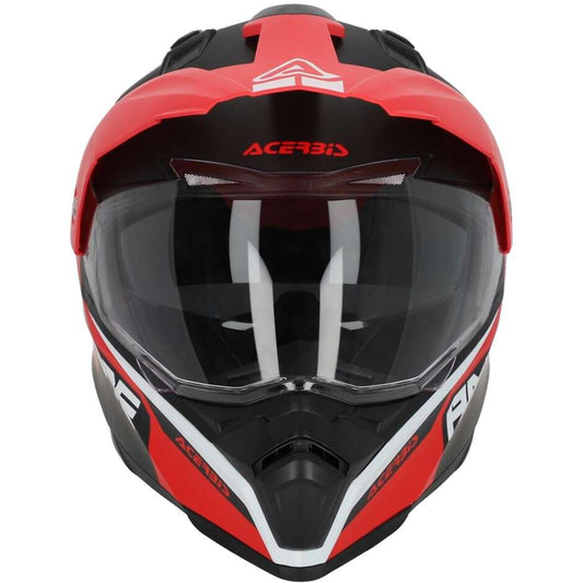 Casco Integrale Enduro Acerbis Flip 22-06 rosso nero