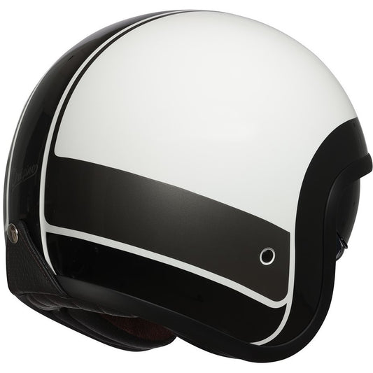 Casco Jet Vintage Origine Sprint Record Bianco nero