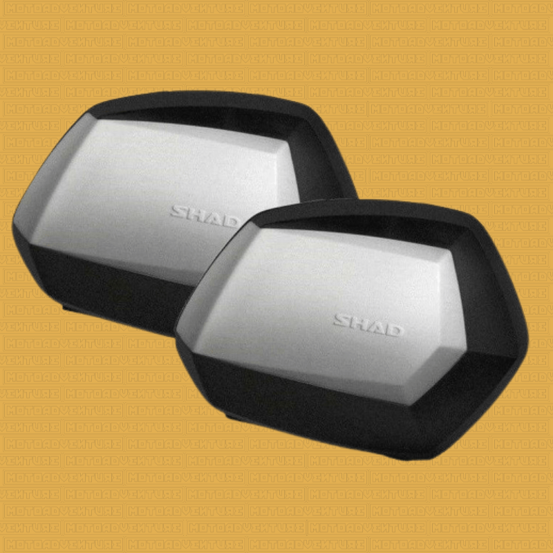 Coppia valigie laterali plastica e alluminio SHAD SH35 - Moto Adventure