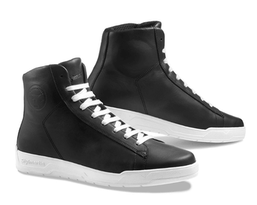 Scarpe moto in pelle Stylmartin CORE WP Nero Bianco - Moto Adventure