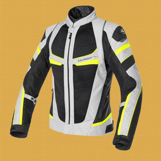 Giacca donna Clover Rainjet 2 WP Giallo - Grigio - Nero - Moto Adventure