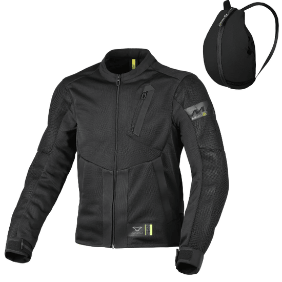 Giacca estiva Macna Torido Nero - Moto Adventure
