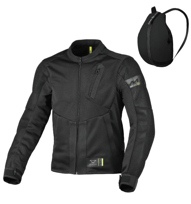 Giacca estiva Macna Torido Nero - Moto Adventure