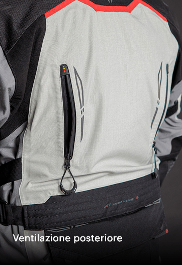 Giacca LS2 Apollo BLACK DARK GREY H - V YELLOW - Moto Adventure