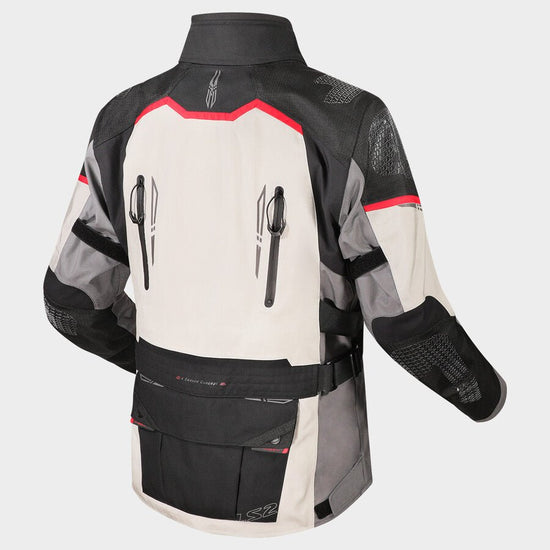 Giacca LS2 Apollo BLACK DARK GREY H - V YELLOW - Moto Adventure