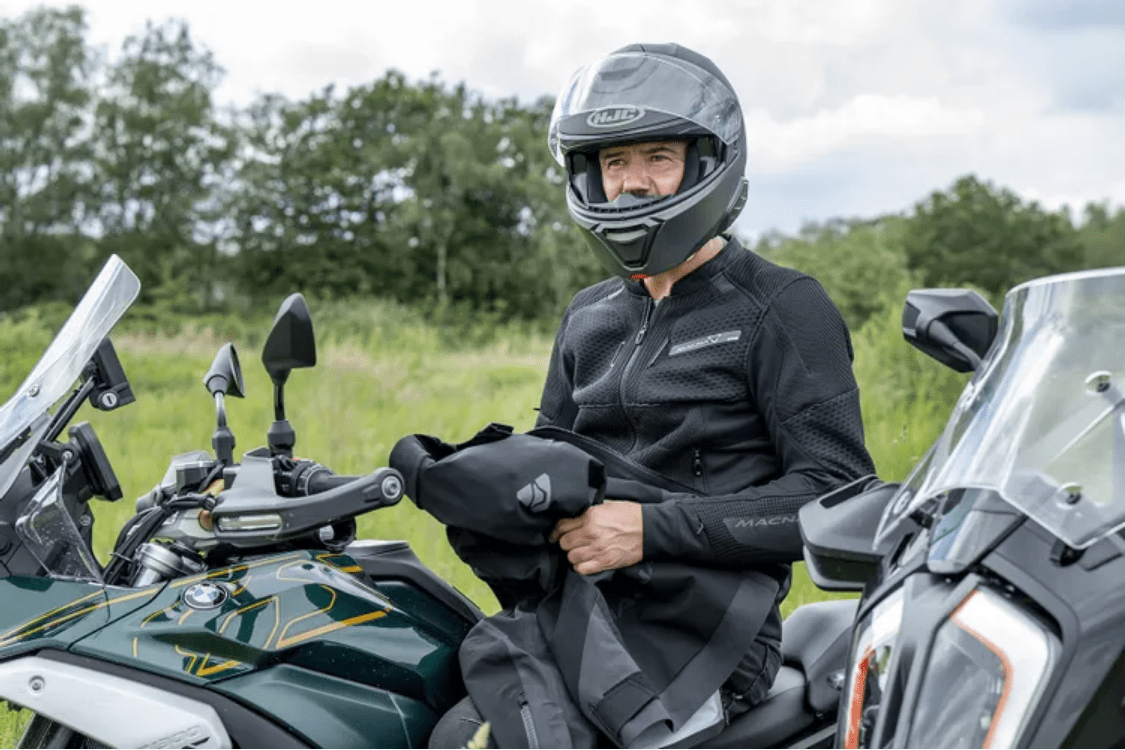 Giacca Macna Corvit nero - Moto Adventure