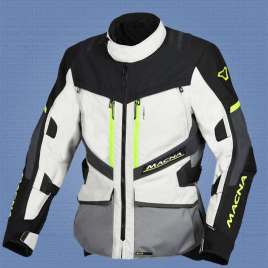 Giacca Macna Domane grigio giallo - Moto Adventure