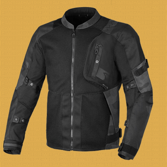 Giacca Macna Raddic nero grigio - Moto Adventure