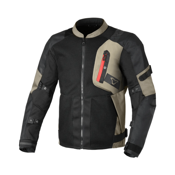 Giacca Macna Raddic nero grigio - Moto Adventure